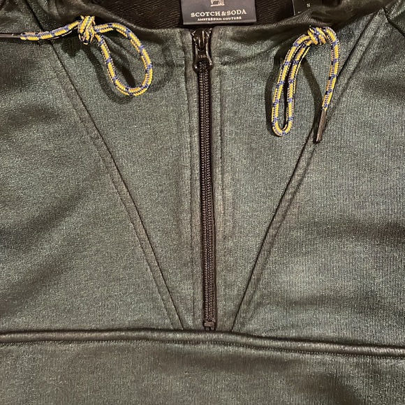 Scotch & Soda Metallic green anorak hoodie - Picture 4 of 9